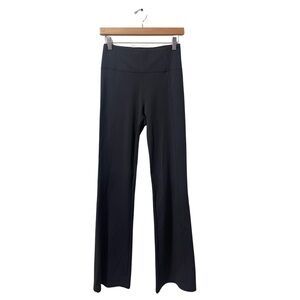 Athleta Black Delancey Flare Wide Leg Trouser Athletic Pants Size Small